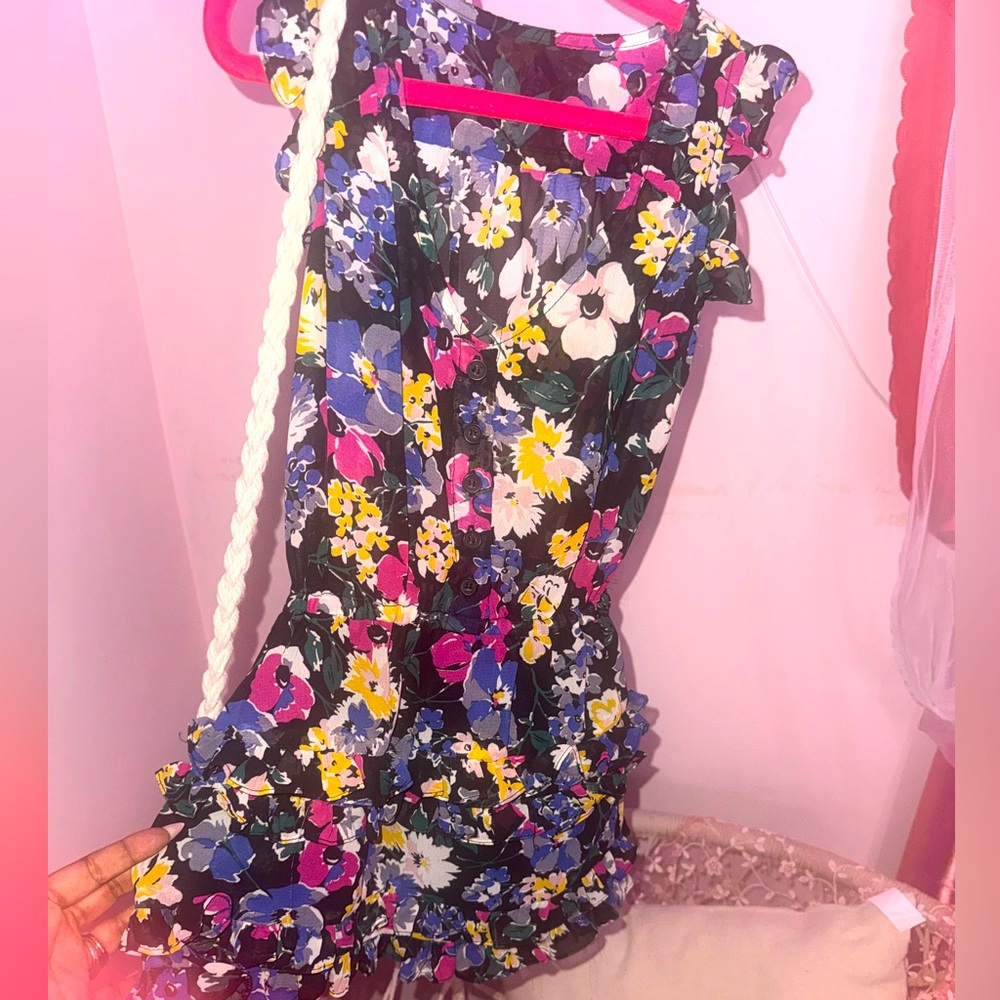 Mesh Flower Dress size 3/4